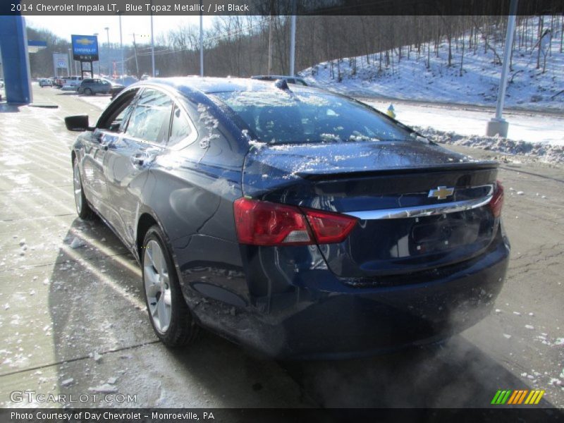 Blue Topaz Metallic / Jet Black 2014 Chevrolet Impala LT