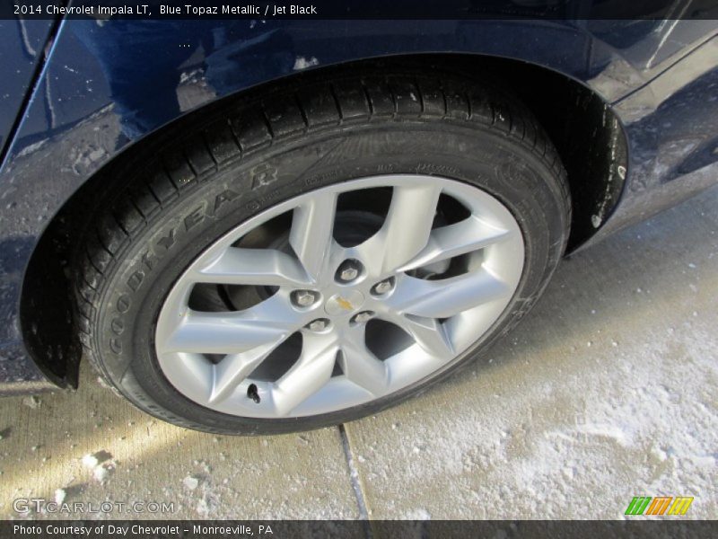 Blue Topaz Metallic / Jet Black 2014 Chevrolet Impala LT