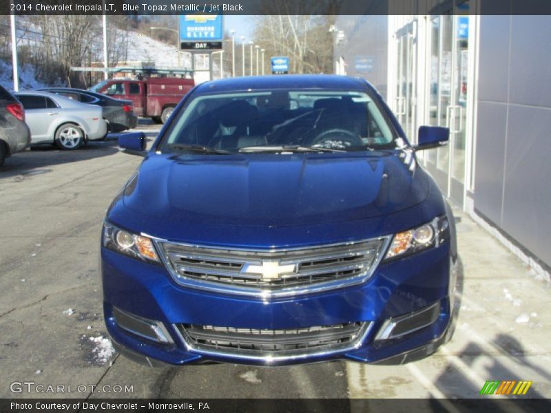 Blue Topaz Metallic / Jet Black 2014 Chevrolet Impala LT