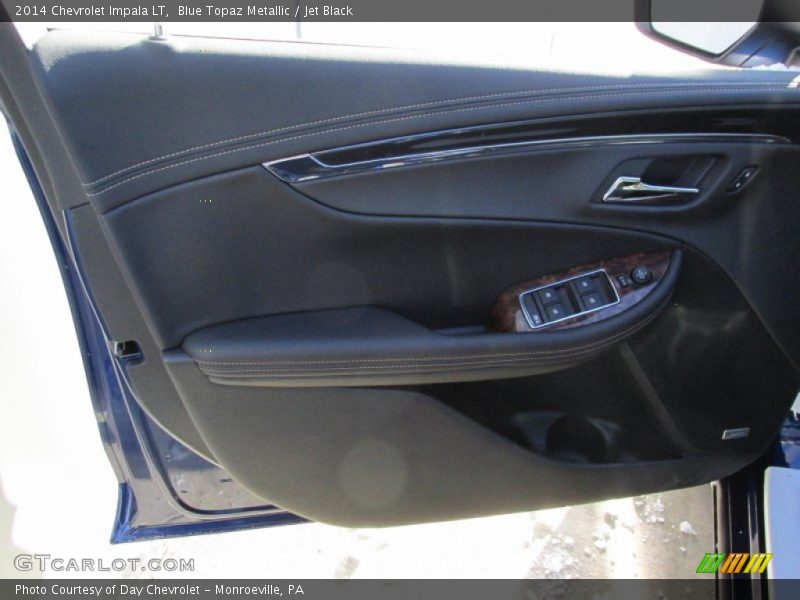 Blue Topaz Metallic / Jet Black 2014 Chevrolet Impala LT
