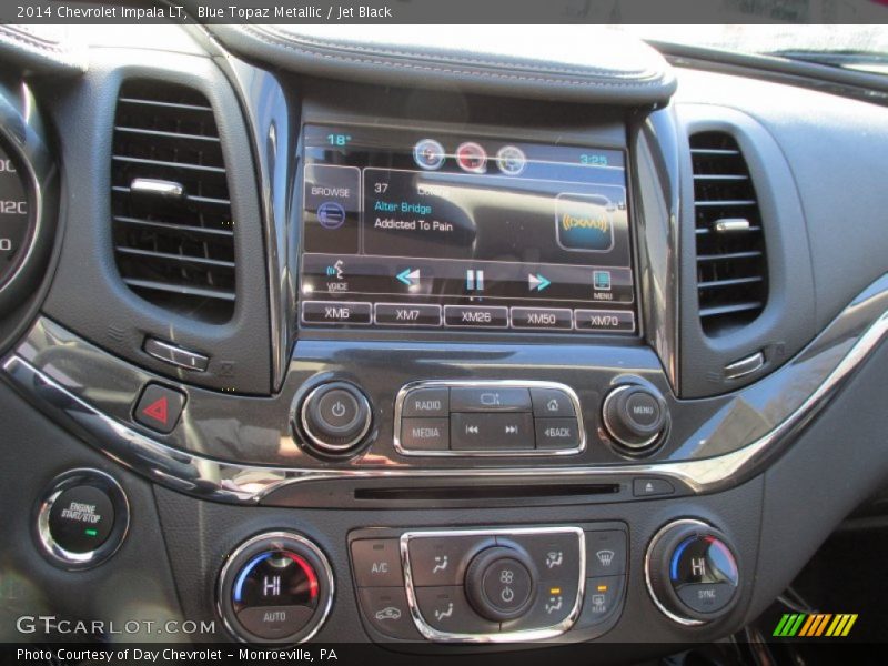 Blue Topaz Metallic / Jet Black 2014 Chevrolet Impala LT