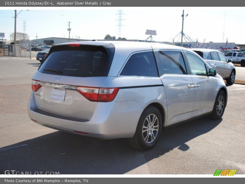 Alabaster Silver Metallic / Gray 2011 Honda Odyssey EX-L