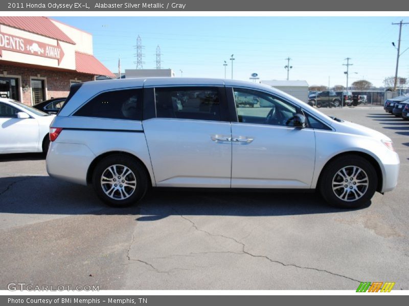 Alabaster Silver Metallic / Gray 2011 Honda Odyssey EX-L