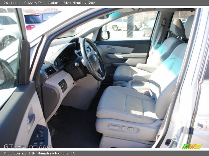 Alabaster Silver Metallic / Gray 2011 Honda Odyssey EX-L