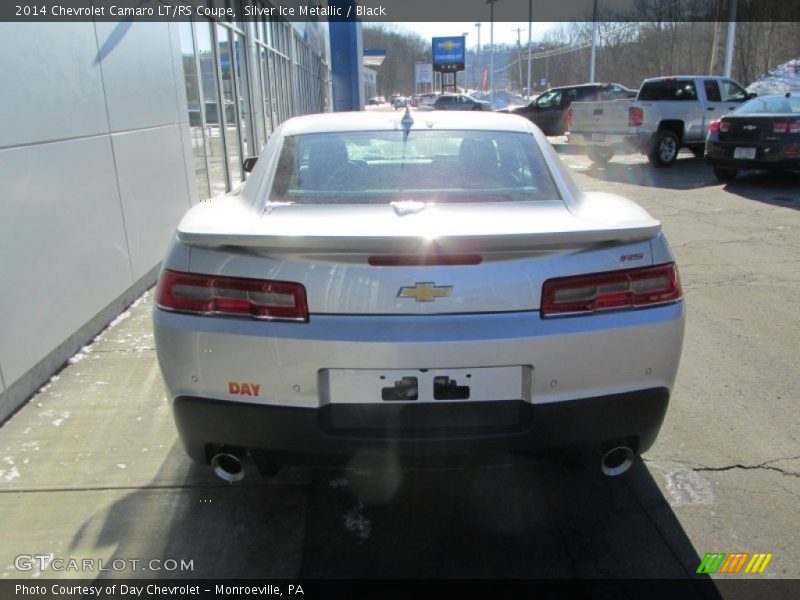 Silver Ice Metallic / Black 2014 Chevrolet Camaro LT/RS Coupe