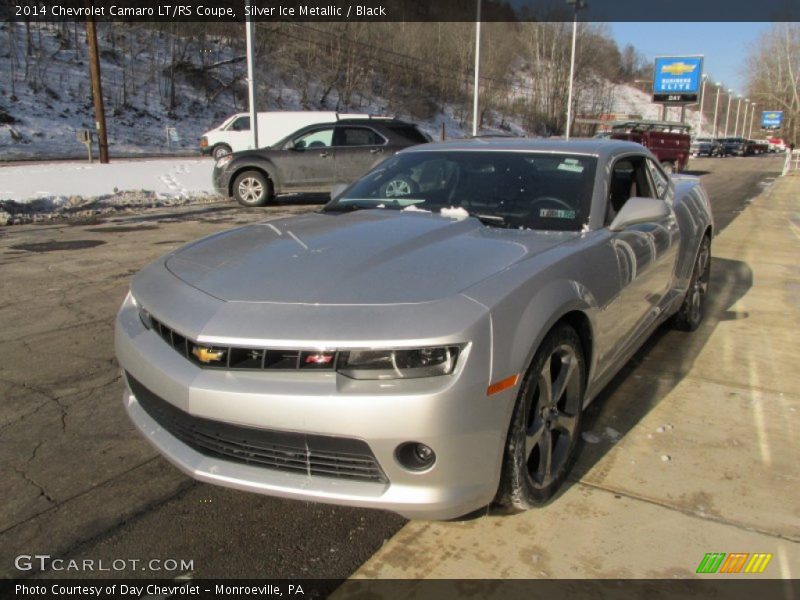 Silver Ice Metallic / Black 2014 Chevrolet Camaro LT/RS Coupe