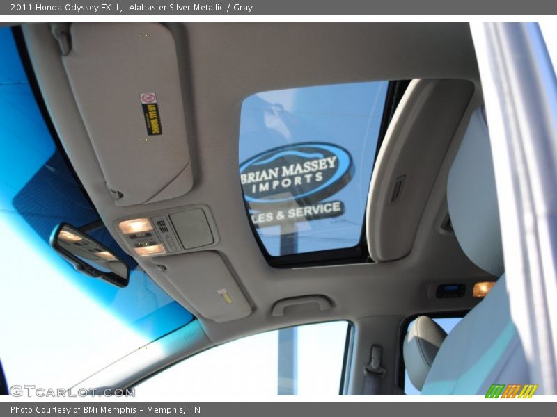 Alabaster Silver Metallic / Gray 2011 Honda Odyssey EX-L