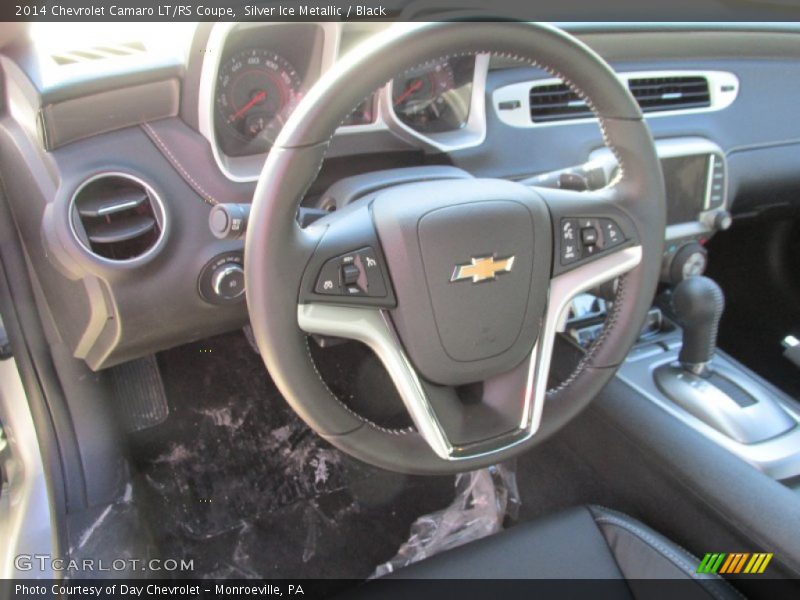 Silver Ice Metallic / Black 2014 Chevrolet Camaro LT/RS Coupe