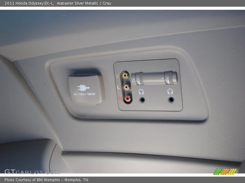 Alabaster Silver Metallic / Gray 2011 Honda Odyssey EX-L