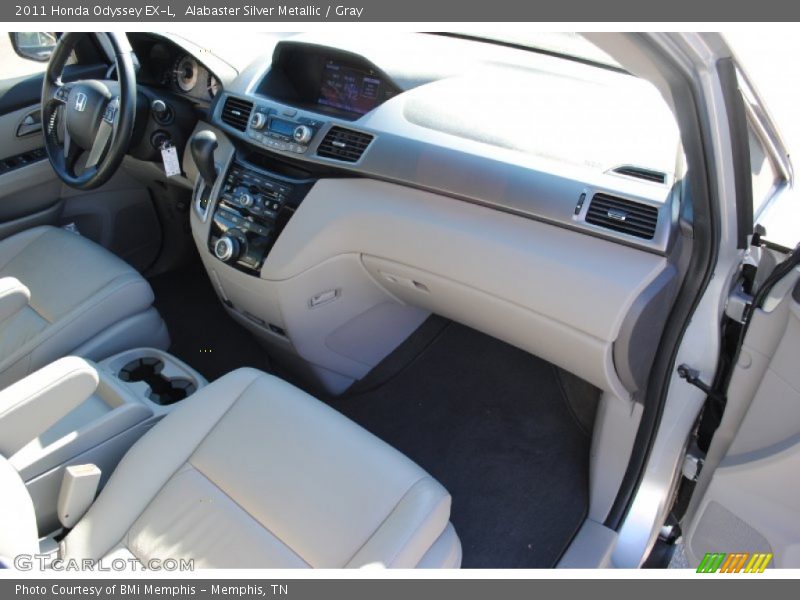 Alabaster Silver Metallic / Gray 2011 Honda Odyssey EX-L
