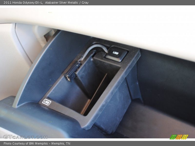 Alabaster Silver Metallic / Gray 2011 Honda Odyssey EX-L