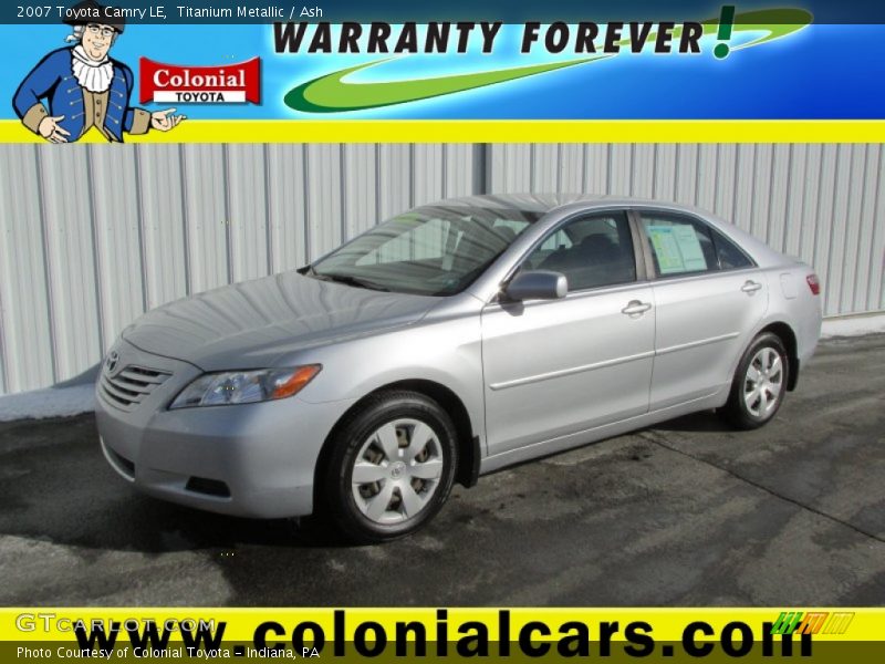 Titanium Metallic / Ash 2007 Toyota Camry LE