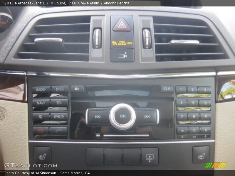 Steel Grey Metallic / Almond/Mocha 2011 Mercedes-Benz E 350 Coupe