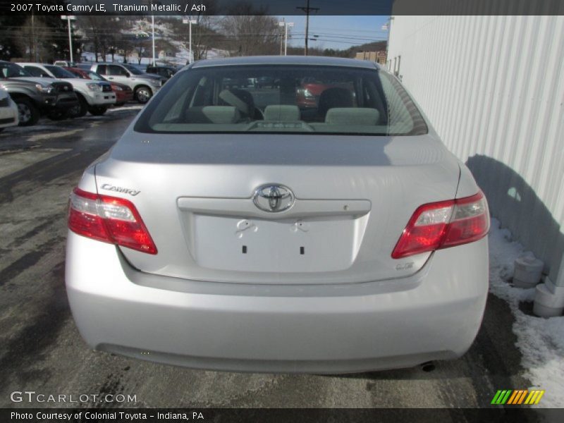 Titanium Metallic / Ash 2007 Toyota Camry LE