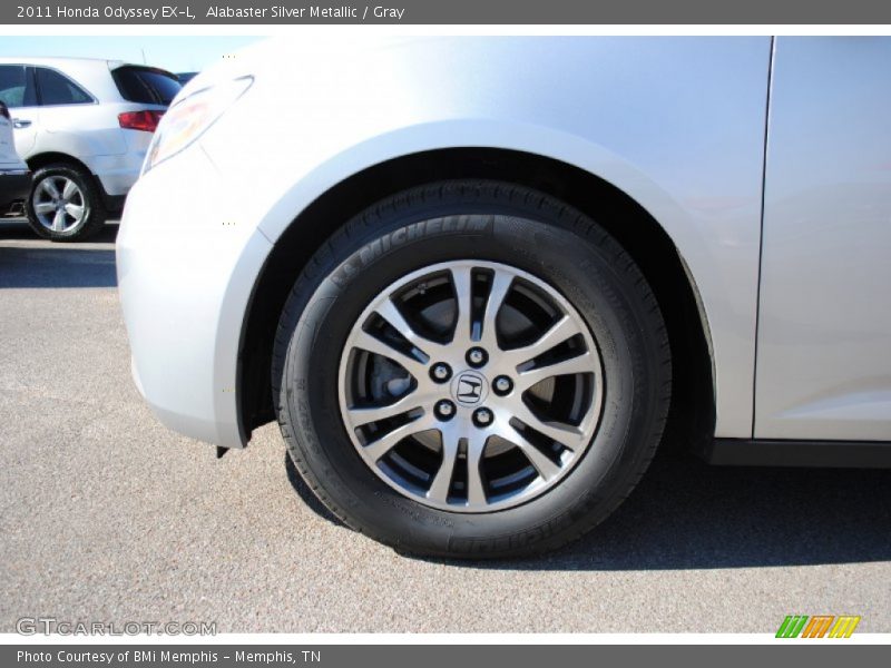 Alabaster Silver Metallic / Gray 2011 Honda Odyssey EX-L