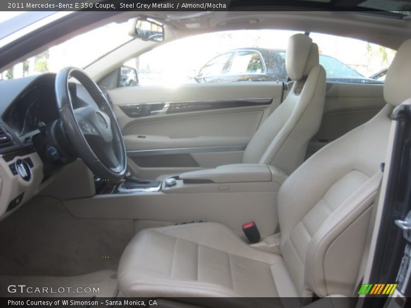 Steel Grey Metallic / Almond/Mocha 2011 Mercedes-Benz E 350 Coupe