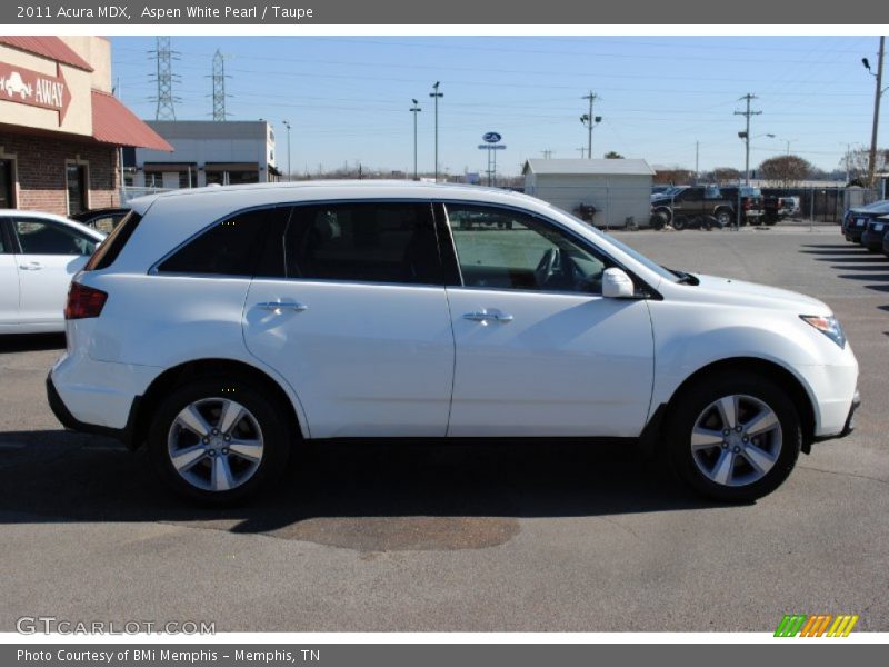 Aspen White Pearl / Taupe 2011 Acura MDX