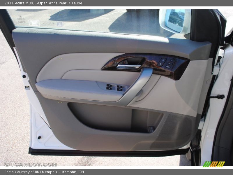 Aspen White Pearl / Taupe 2011 Acura MDX