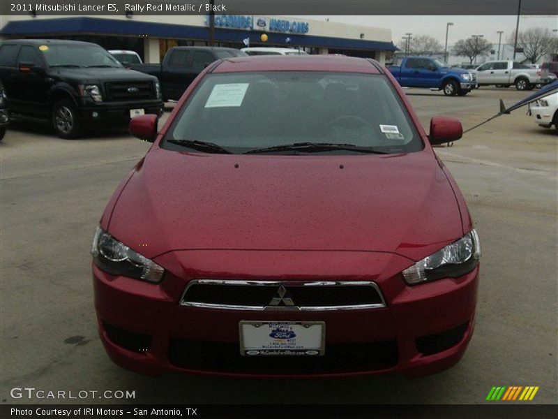 Rally Red Metallic / Black 2011 Mitsubishi Lancer ES