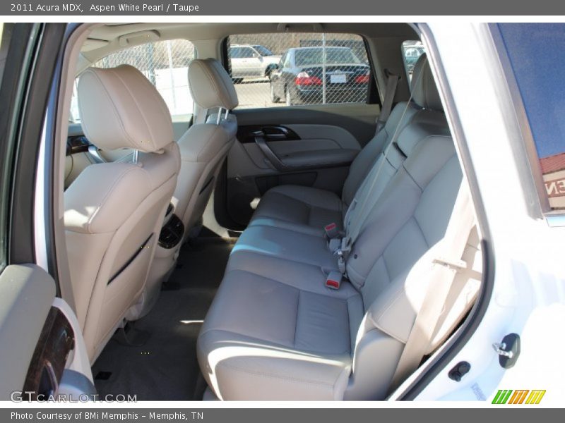 Aspen White Pearl / Taupe 2011 Acura MDX