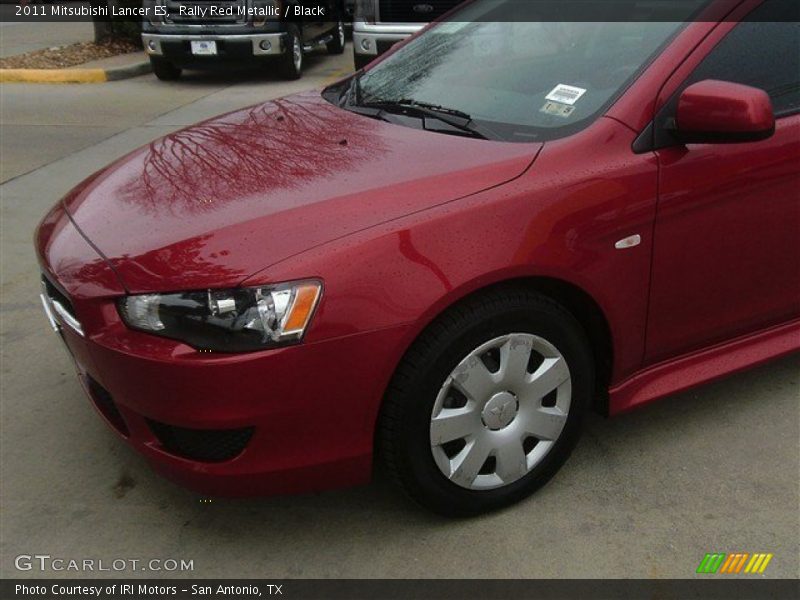 Rally Red Metallic / Black 2011 Mitsubishi Lancer ES