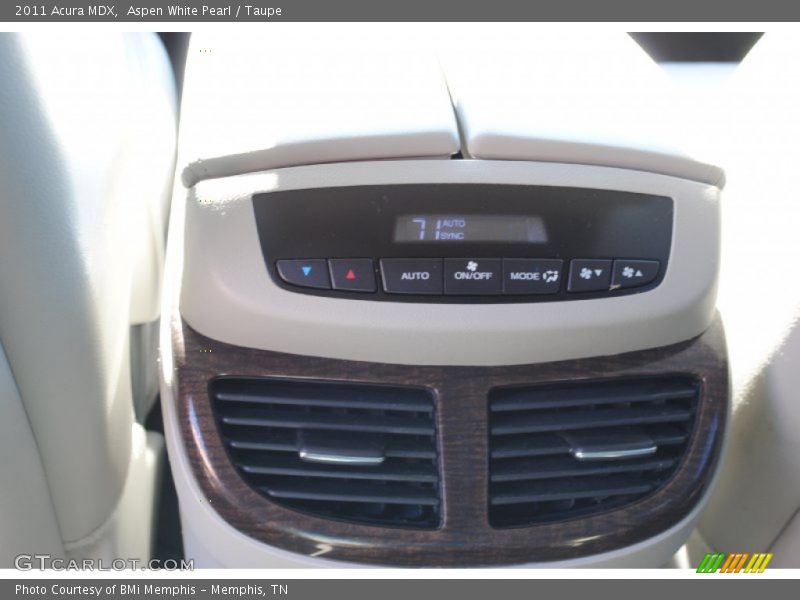 Aspen White Pearl / Taupe 2011 Acura MDX