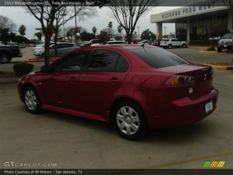 Rally Red Metallic / Black 2011 Mitsubishi Lancer ES