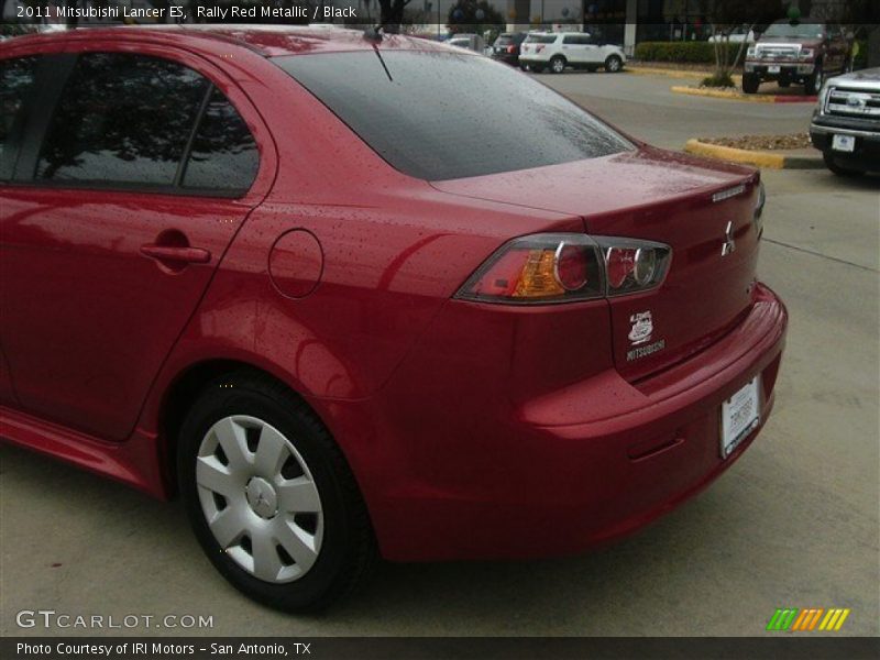 Rally Red Metallic / Black 2011 Mitsubishi Lancer ES