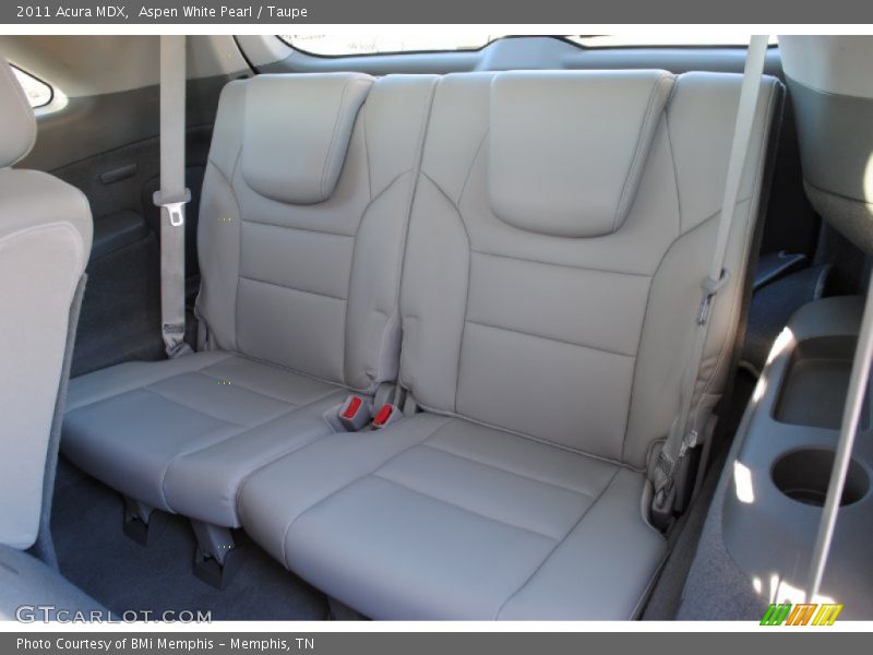 Aspen White Pearl / Taupe 2011 Acura MDX
