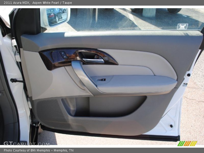Aspen White Pearl / Taupe 2011 Acura MDX