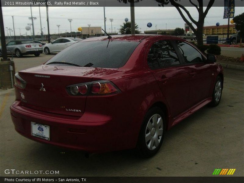 Rally Red Metallic / Black 2011 Mitsubishi Lancer ES