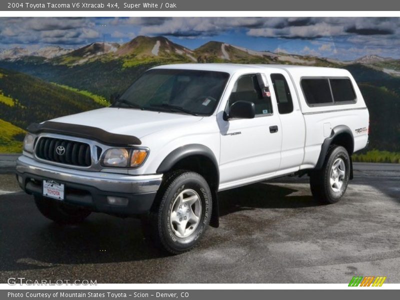 Super White / Oak 2004 Toyota Tacoma V6 Xtracab 4x4