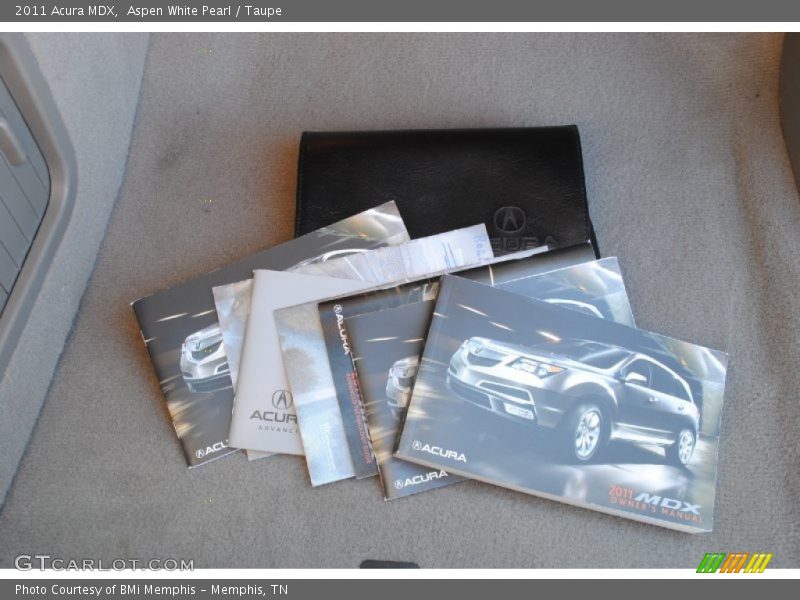 Aspen White Pearl / Taupe 2011 Acura MDX