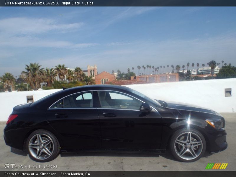 Night Black / Beige 2014 Mercedes-Benz CLA 250
