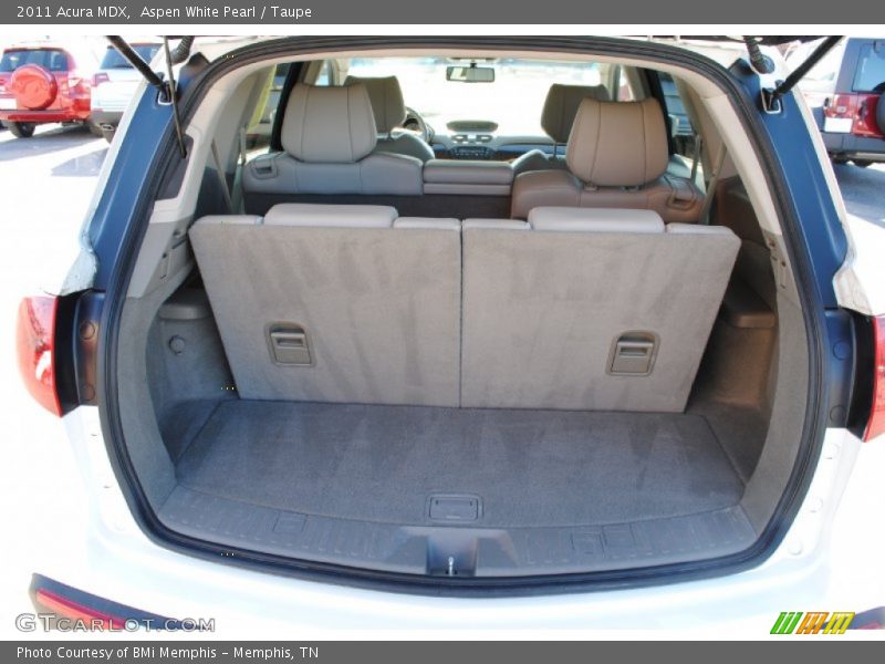 Aspen White Pearl / Taupe 2011 Acura MDX