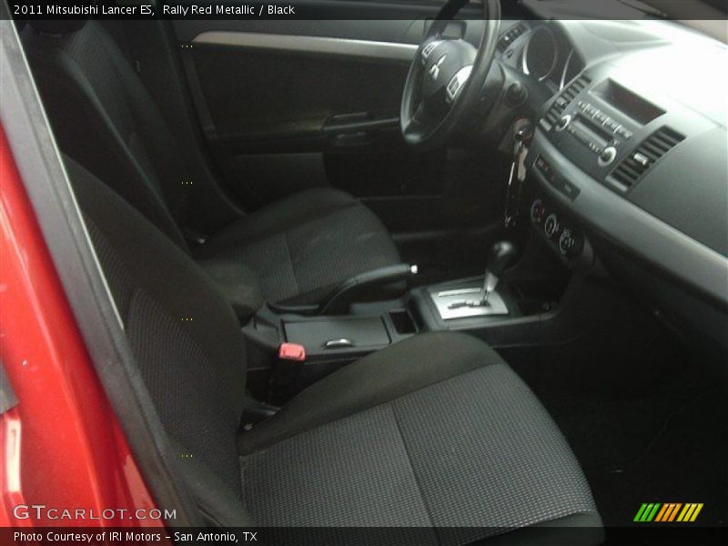 Rally Red Metallic / Black 2011 Mitsubishi Lancer ES