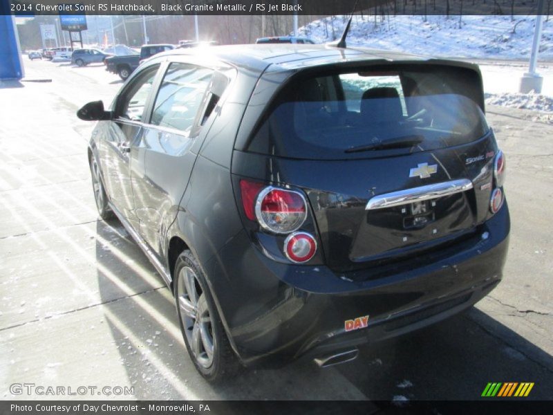Black Granite Metallic / RS Jet Black 2014 Chevrolet Sonic RS Hatchback