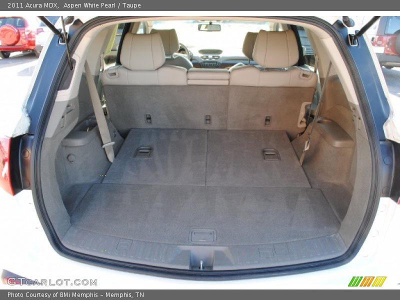 Aspen White Pearl / Taupe 2011 Acura MDX