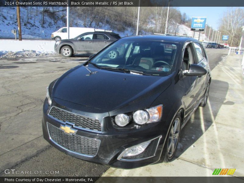 Black Granite Metallic / RS Jet Black 2014 Chevrolet Sonic RS Hatchback