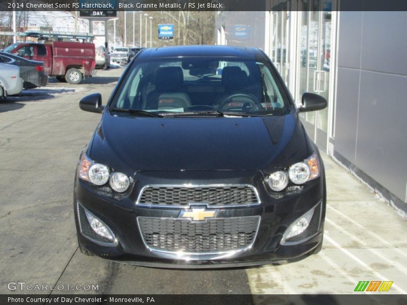 Black Granite Metallic / RS Jet Black 2014 Chevrolet Sonic RS Hatchback