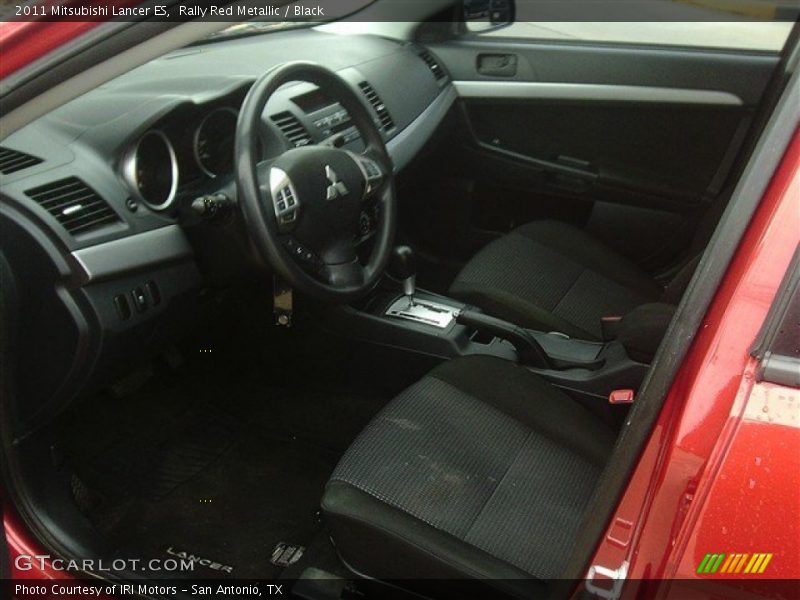 Rally Red Metallic / Black 2011 Mitsubishi Lancer ES