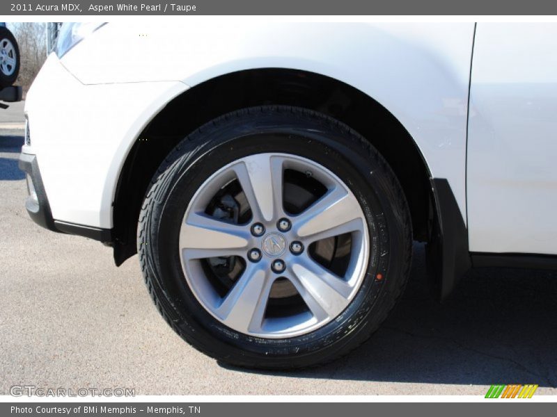 Aspen White Pearl / Taupe 2011 Acura MDX
