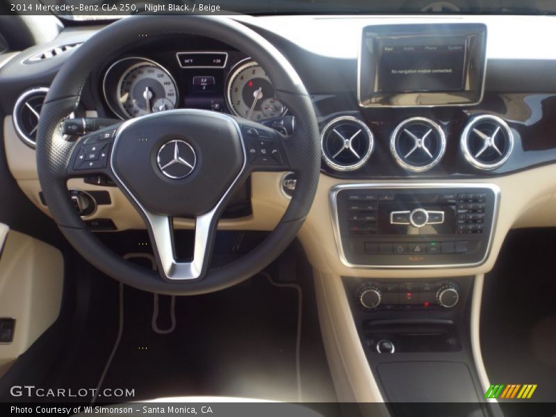 Night Black / Beige 2014 Mercedes-Benz CLA 250