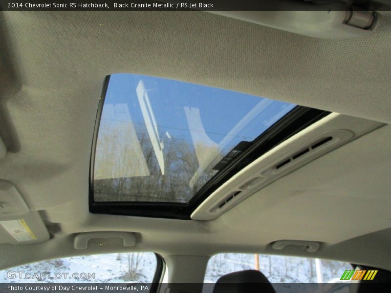 Black Granite Metallic / RS Jet Black 2014 Chevrolet Sonic RS Hatchback