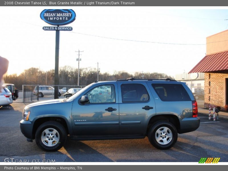 Blue Granite Metallic / Light Titanium/Dark Titanium 2008 Chevrolet Tahoe LS
