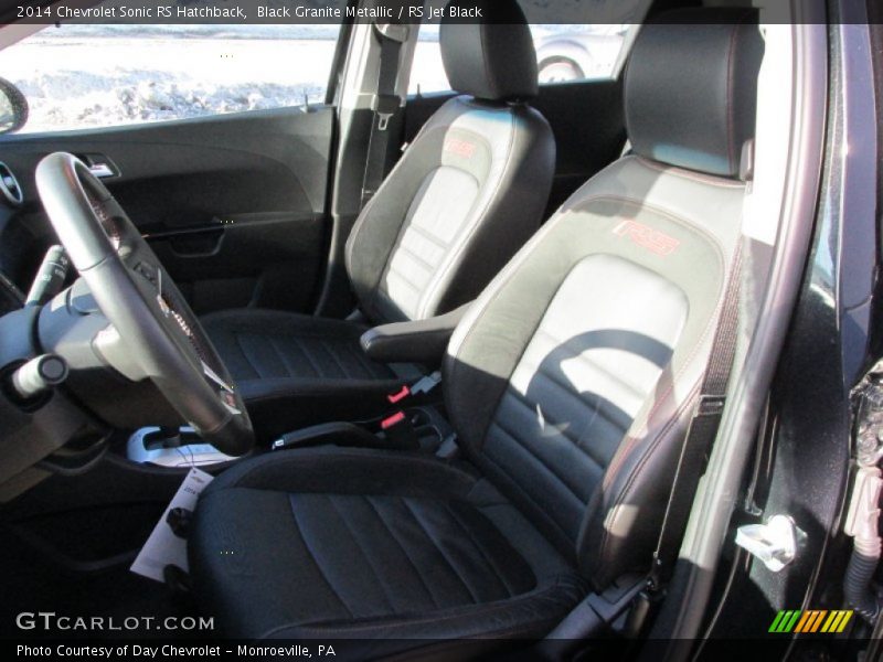 Front Seat of 2014 Sonic RS Hatchback