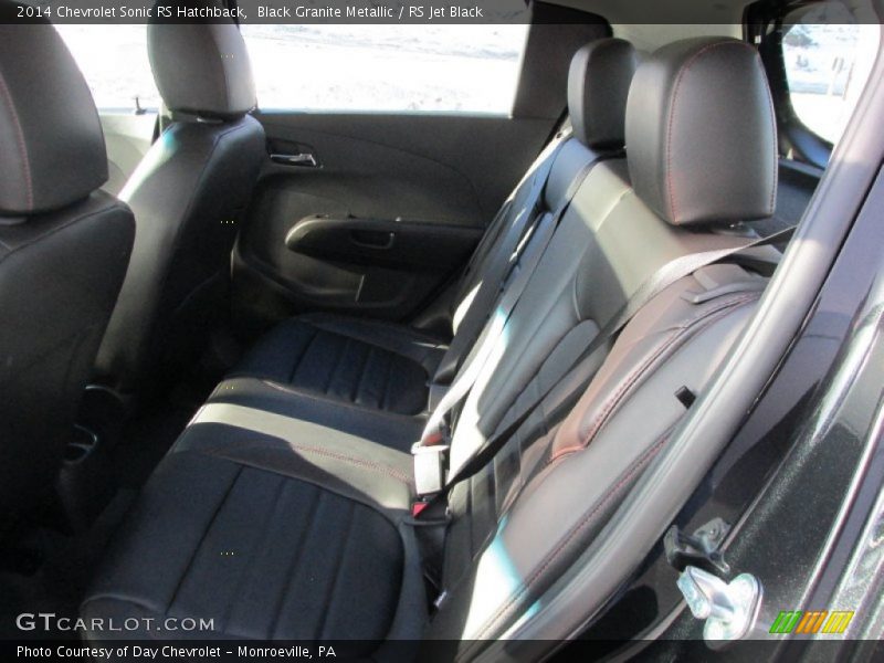 Rear Seat of 2014 Sonic RS Hatchback