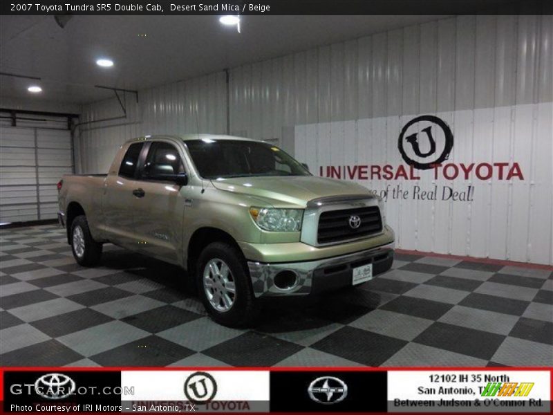Desert Sand Mica / Beige 2007 Toyota Tundra SR5 Double Cab