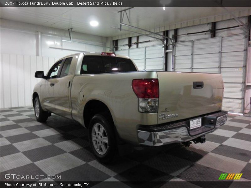 Desert Sand Mica / Beige 2007 Toyota Tundra SR5 Double Cab