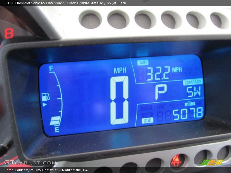 Black Granite Metallic / RS Jet Black 2014 Chevrolet Sonic RS Hatchback